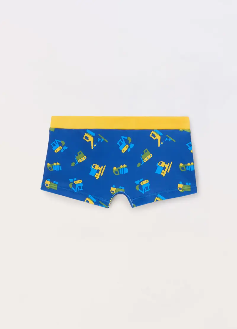Blukids Costume Shorts Neonato, Blu elettrico, Taglia: 1
