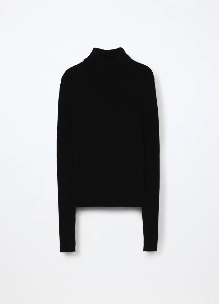 Dolcevita Tricot Misto Viscosa Ragazza, Bambina, Nero