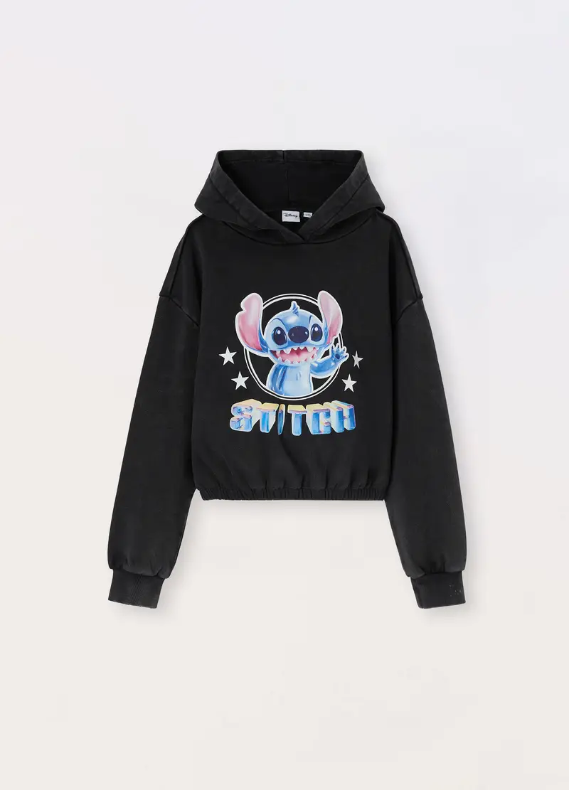 Blukids Felpa In French Terry Di Misto Cotone Ragazza, Bambina, Nero, Taglia: 9