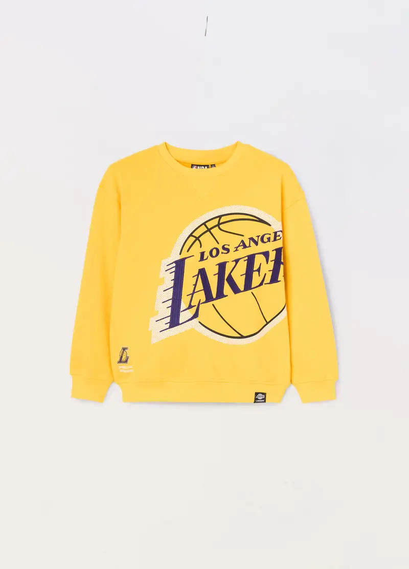 Blukids Felpa In French Terry Ragazzo, Bambino, Giallo limone, Taglia: 9