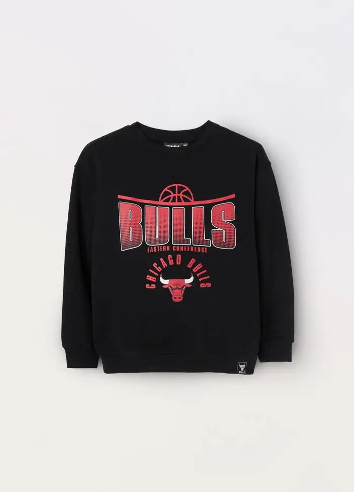 Blukids Felpa Nba In Misto Cotone Ragazzo, Bambino, Nero