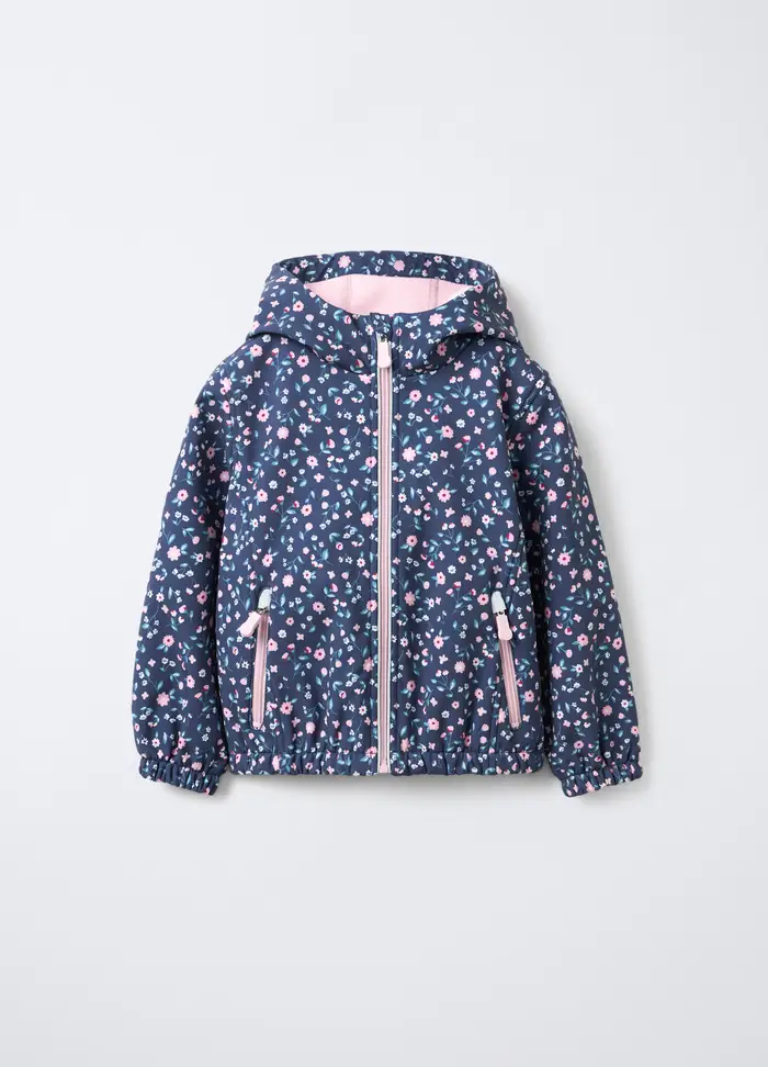 Blukids Giubbino Con Cappuccio Bambina, Blu Bluette