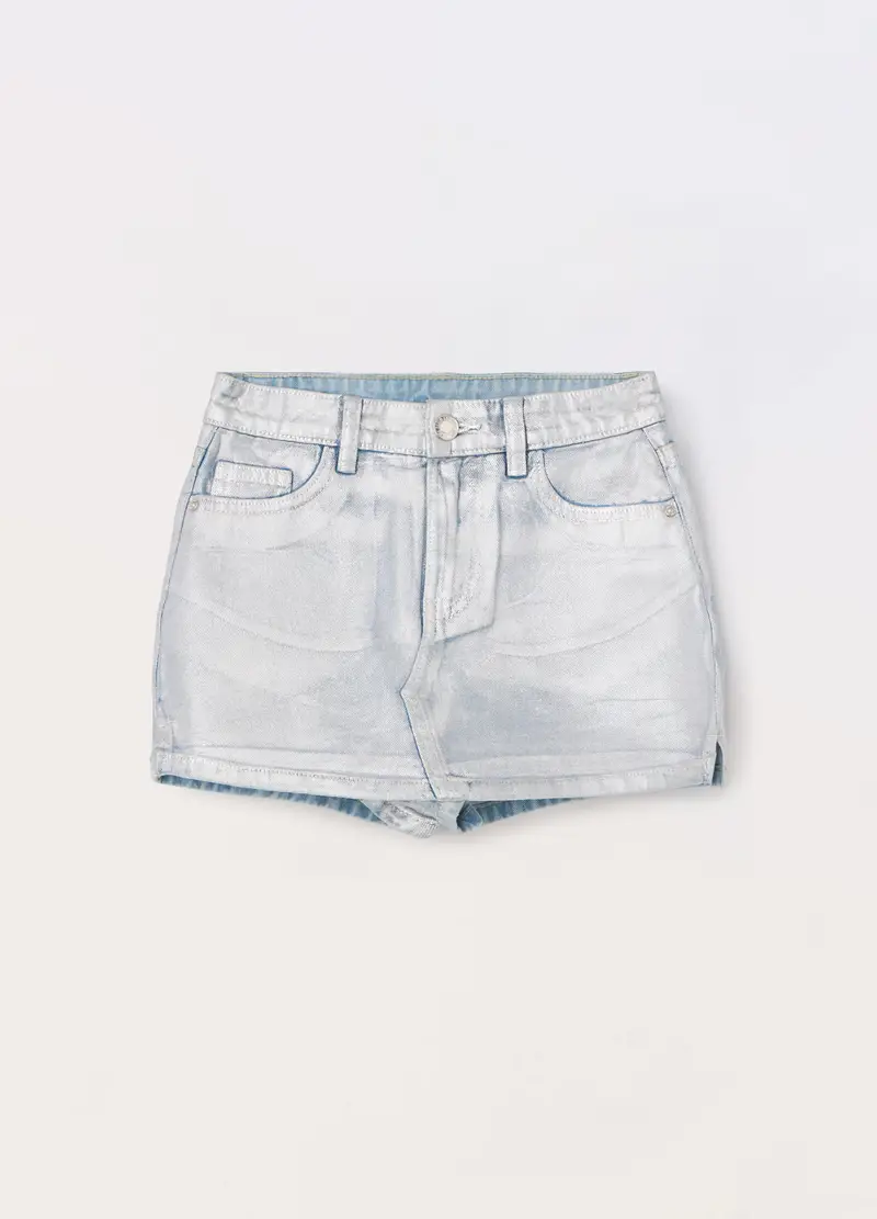 Blukids Gonna Pantalone In Denim Di Puro Cotone Ragazza, Bambina, Azzurro chiaro, Taglia: 9