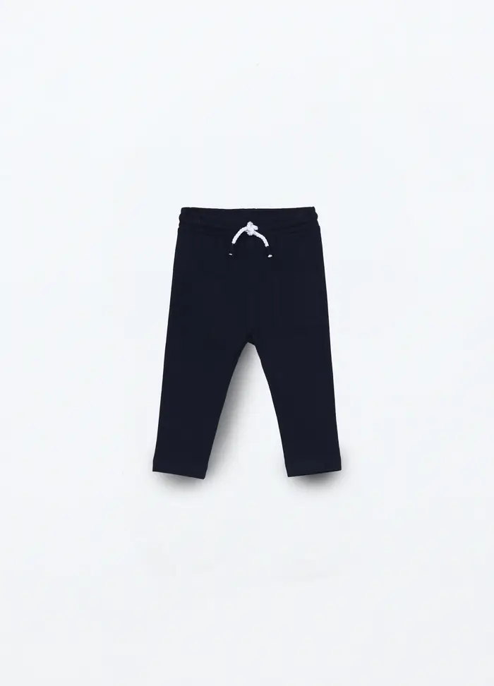 Blukids Jogger Misto Cotone Neonato, Bambino, Blu navy