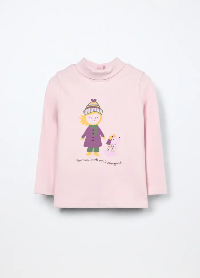 Blukids Lupetto In Interlock Di Puro Cotone Neonata, Bambina, Rosa chiaro