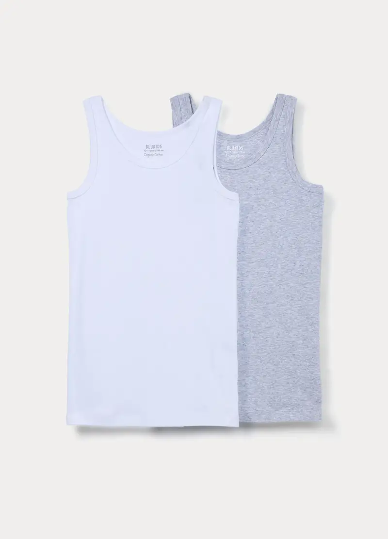 Blukids Canotte Ragazzo Bianco 4315563