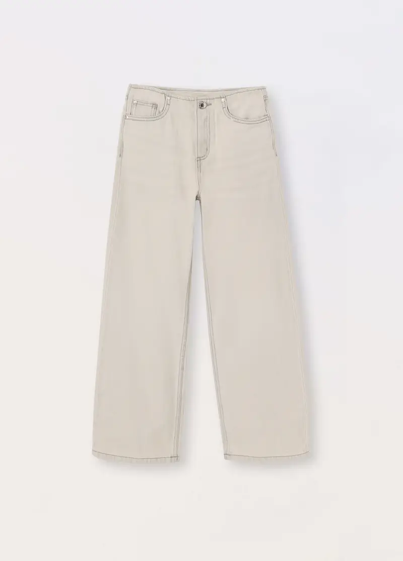 Blukids Pantaloni In Denim Di Misto Cotone Ragazza, Bambina, Azzurro chiaro, Taglia: 9