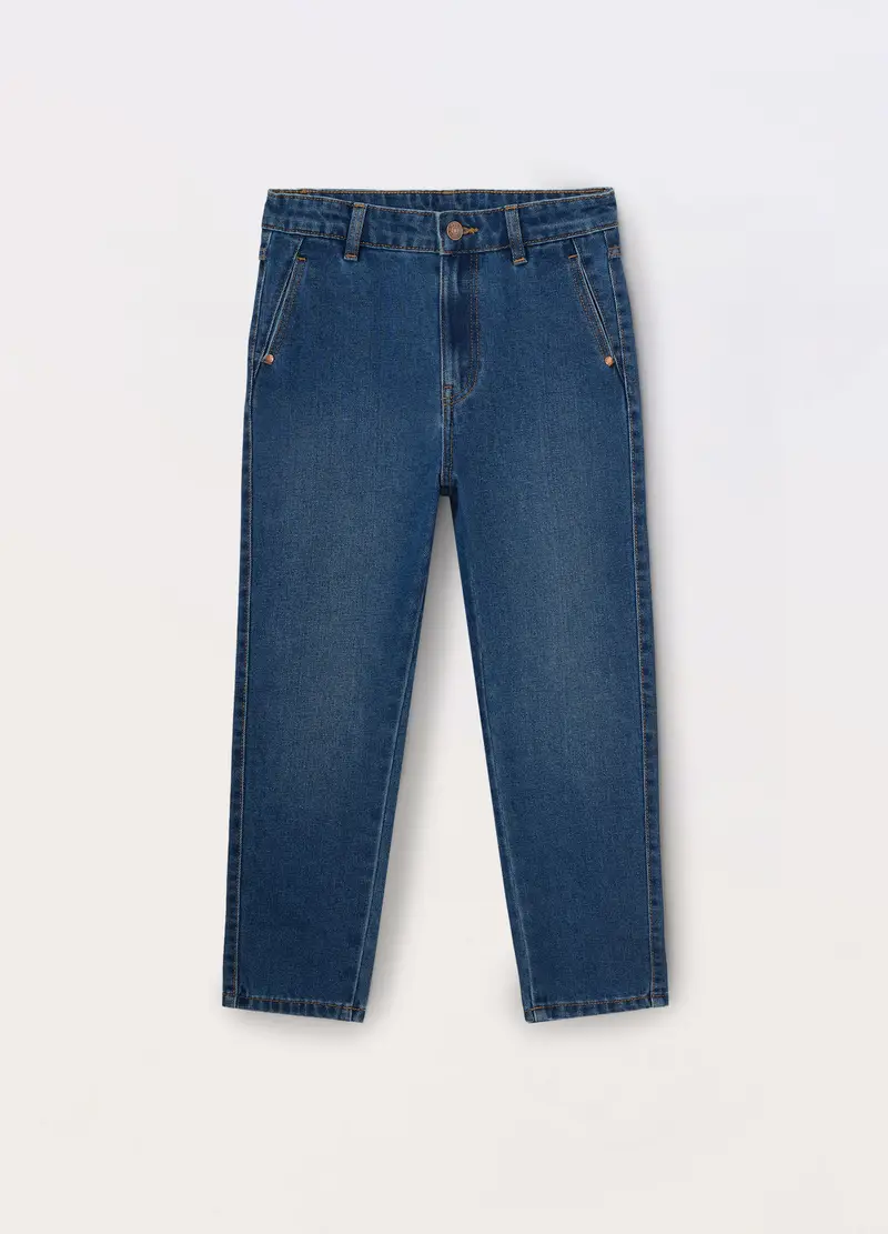 Blukids Pantaloni In Denim Ragazzo, Bambino, Blu denim