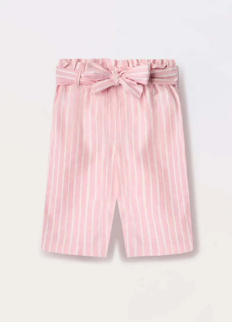 Blukids Pantaloni In Puro Cotone Neonata, Bambina, Rosa cipria, Taglia: 9