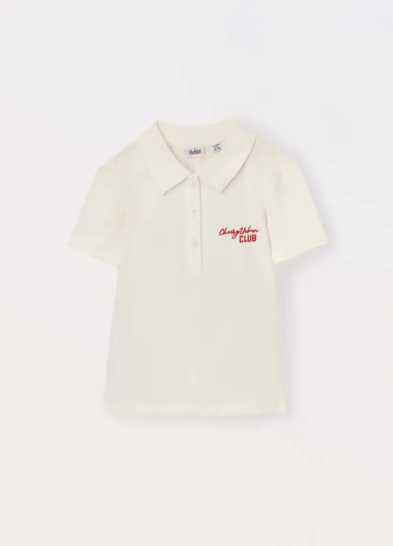 Blukids Polo Bambina Bianco 1191205