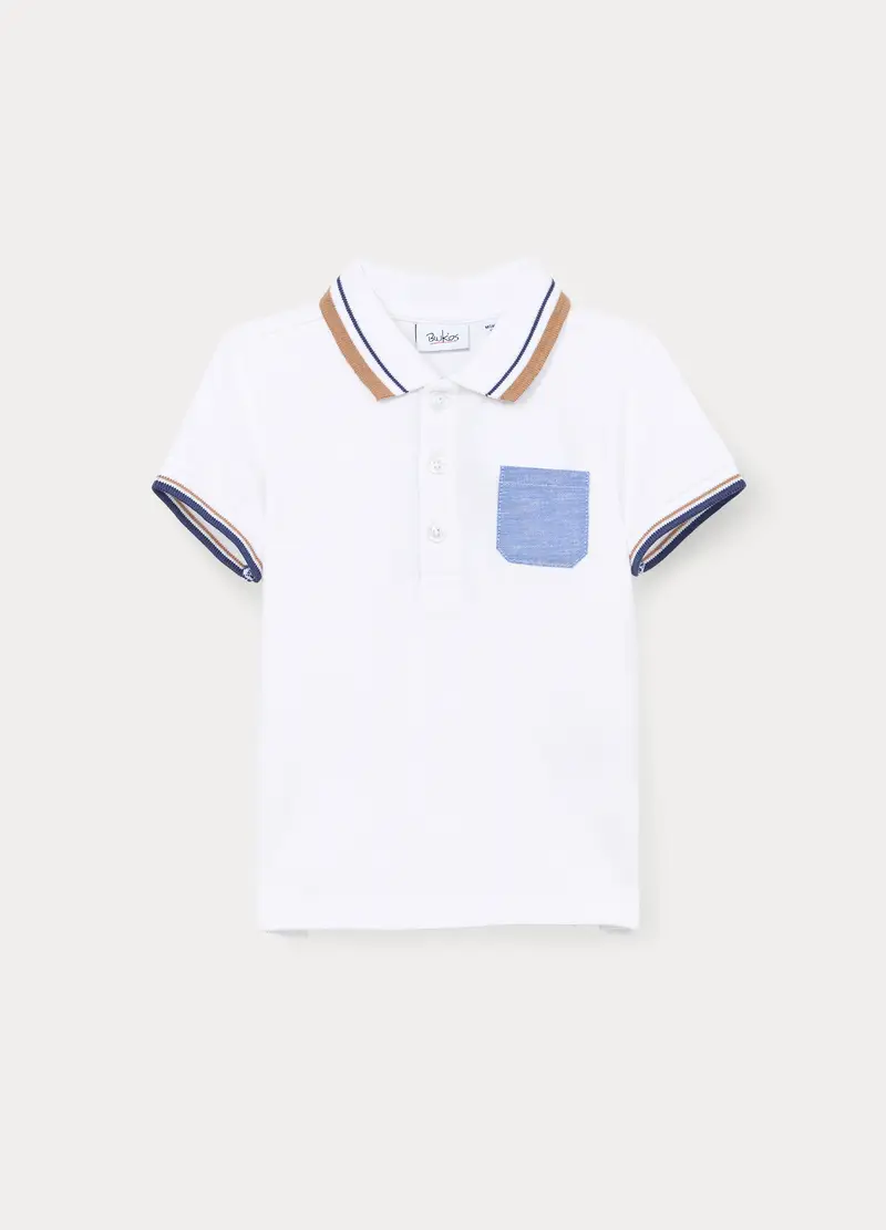Blukids Polo Bambino Bianco 4315559