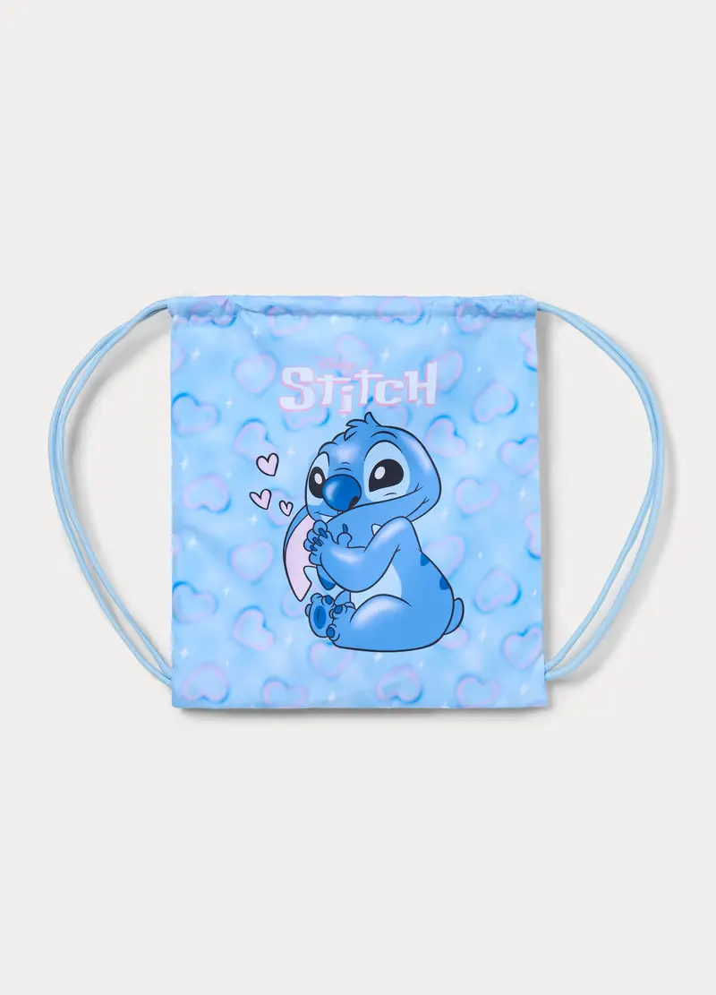 Blukids Sacca Zaino Lilo & Stitch, Bambina, Azzurro chiaro, U