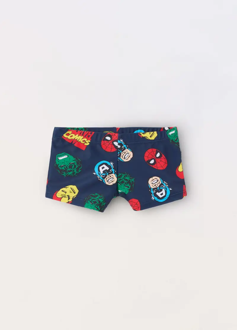 Blukids, Shorts Costume Bambino, Unisex, Blu stampa 2, Taglia: 4-5