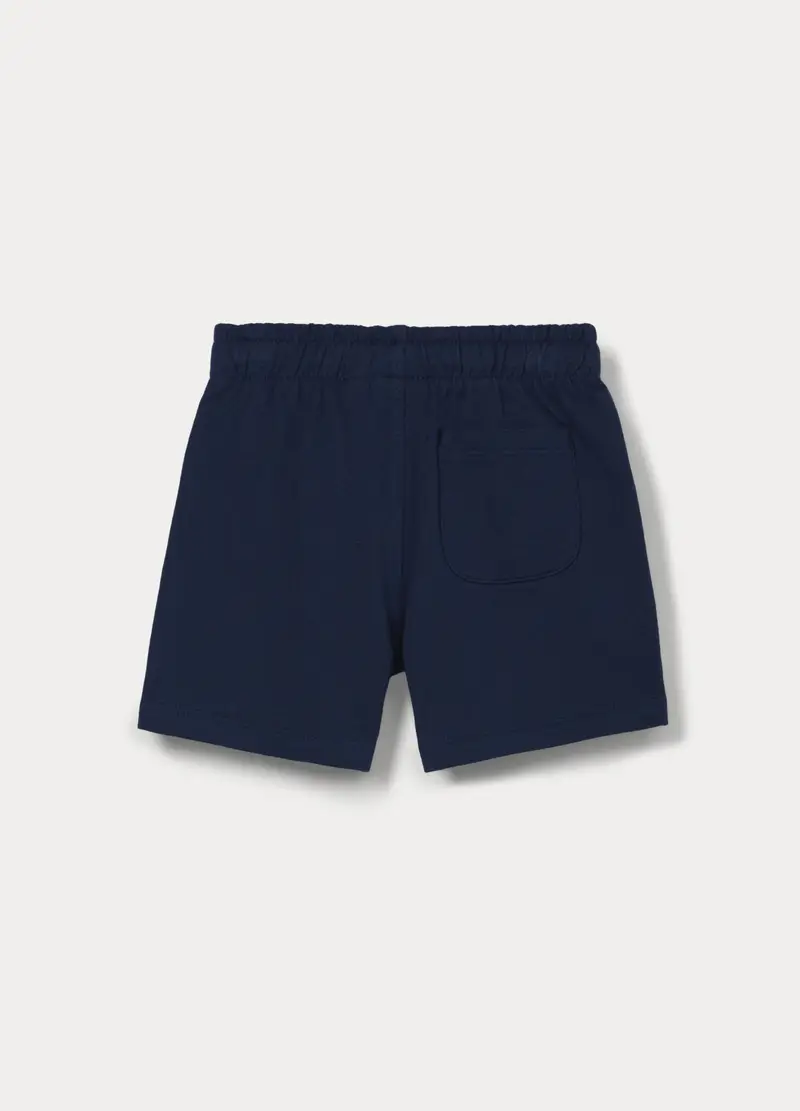 Blukids Shorts In Jersey Di Puro Cotone Bimbo, Bambino, Blu