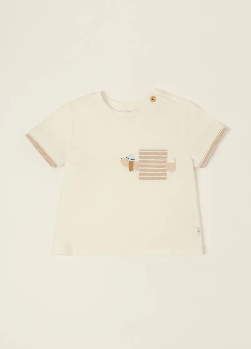 Blukids T-shirt Neonato Beige 4287458