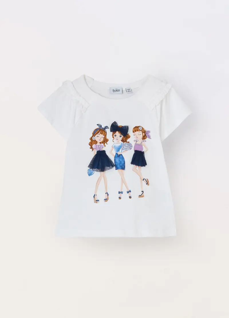 Blukids T-shirt Bambina Bianco 1215938
