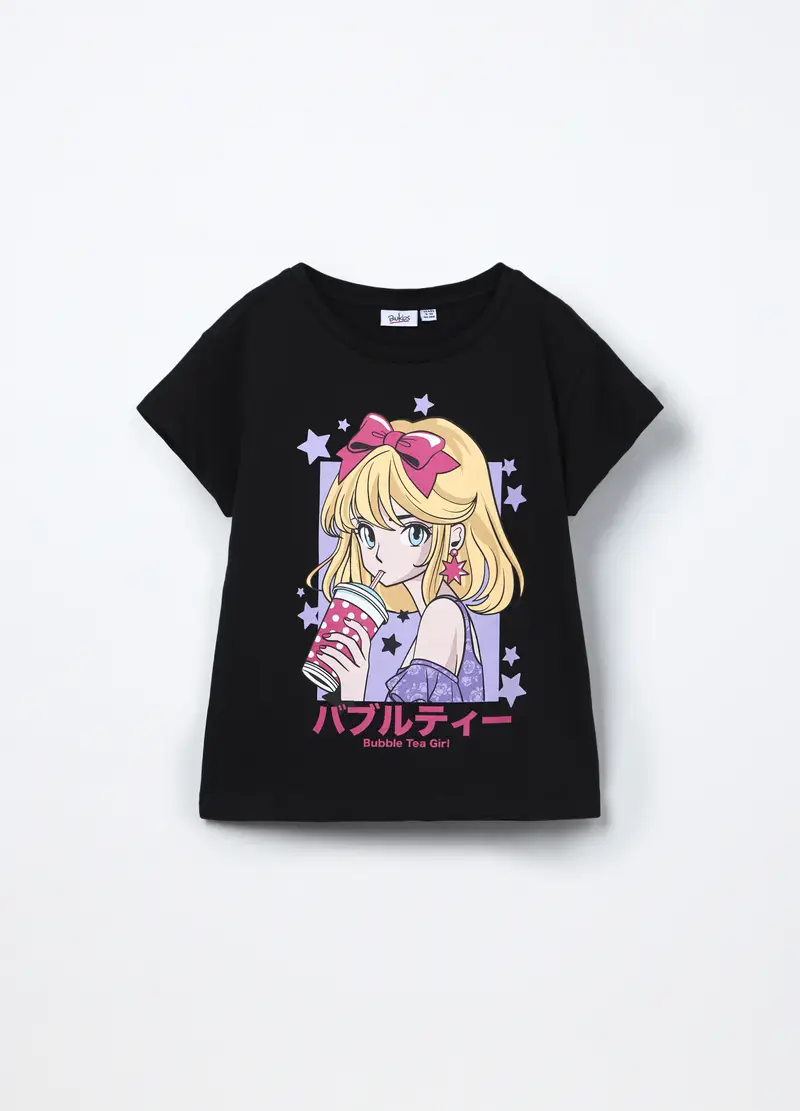 Blukids T-shirt Ragazza Nero 2308945