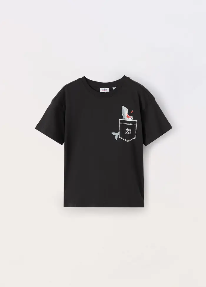 Blukids T-shirt Bambino Nero 5325136