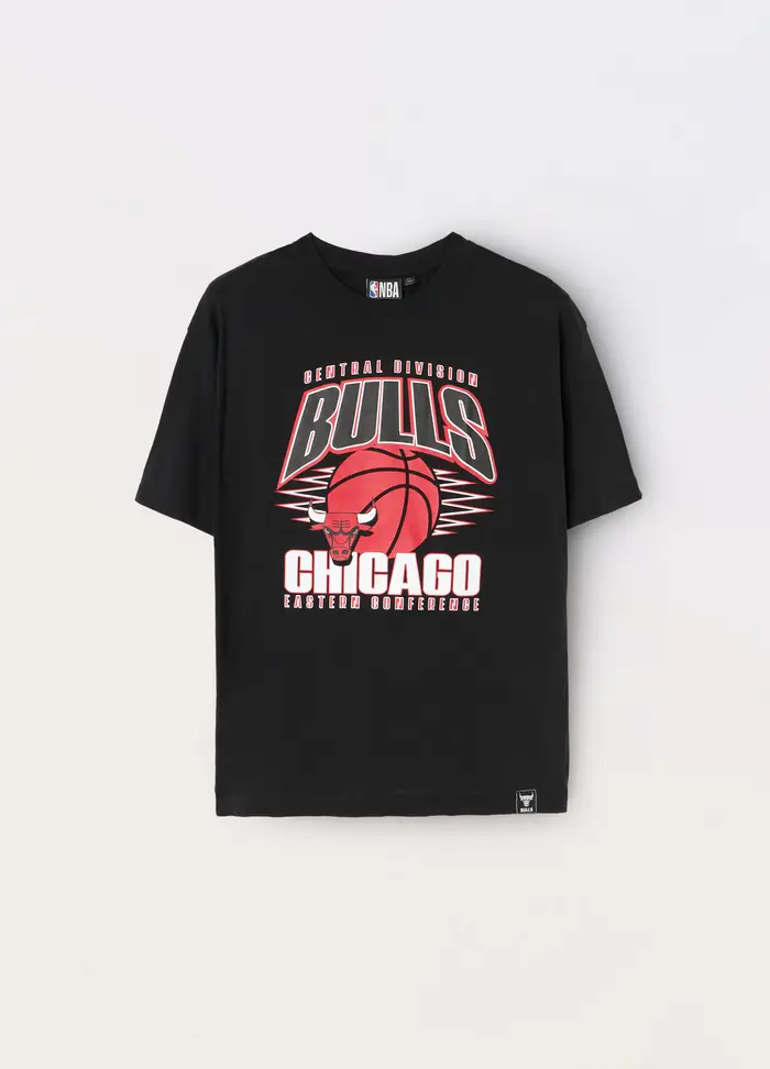 T-shirt Nba In Puro Cotone Ragazzo, Bambino, Nero