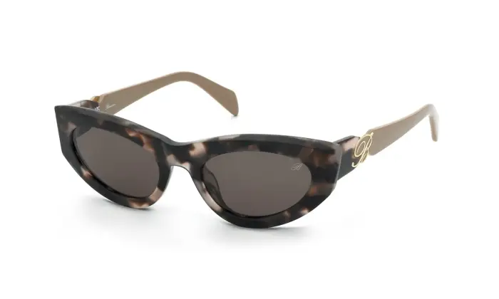 Blumarine Donna SBM888 AGKK Occhiali da sole Acetato Havana Marrone Farfalla Normale