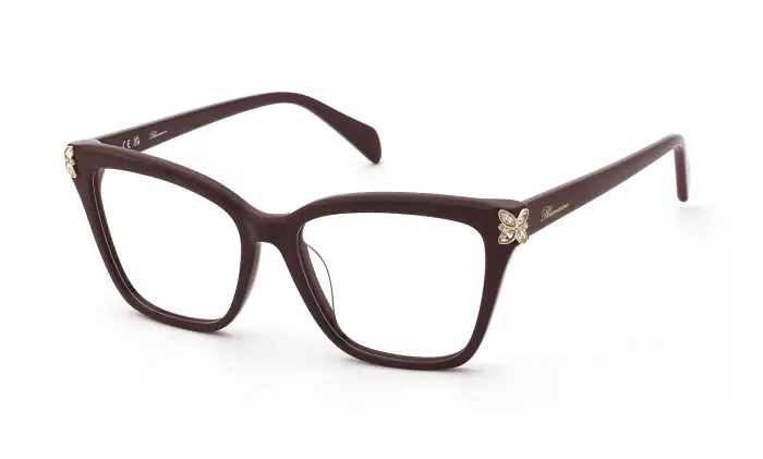 Blumarine Donna VBM255S 09FD Montature da vista Acetato Viola Farfalla