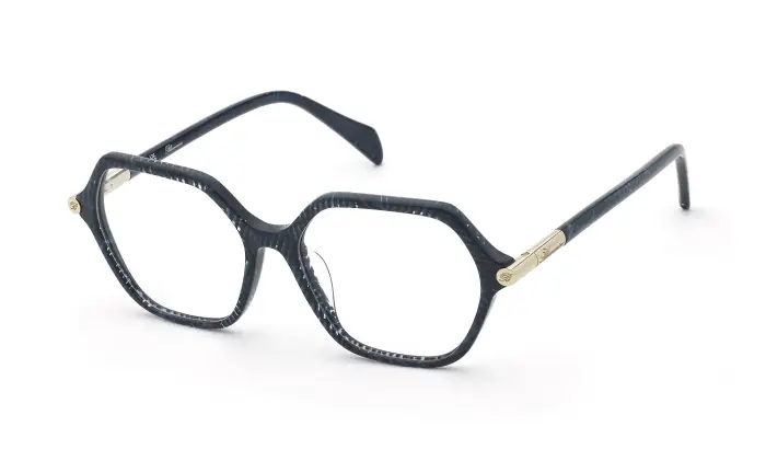 Blumarine Donna VBM256 0WA2 Montature da vista Acetato Geometrica