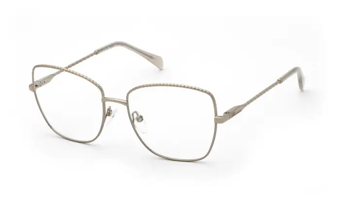 Blumarine Donna VBM258 0 Montature da vista Metallo Oro Farfalla