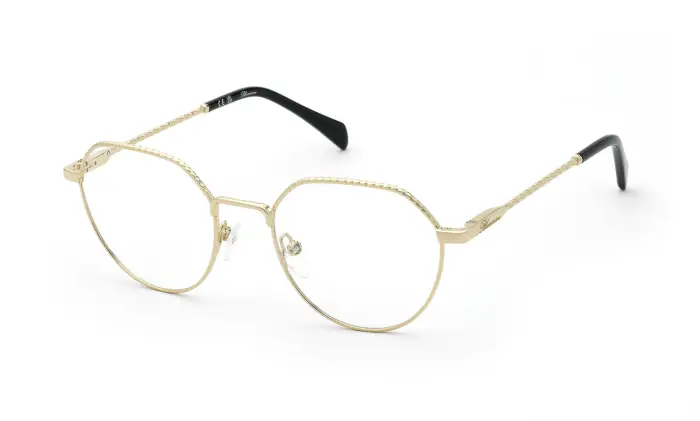 Blumarine Donna VBM259 300 Montature da vista Metallo Oro Geometrica