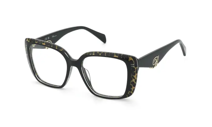 Blumarine Donna VBM895V 0ALF Montature da vista Acetato Fantasia Squadrata