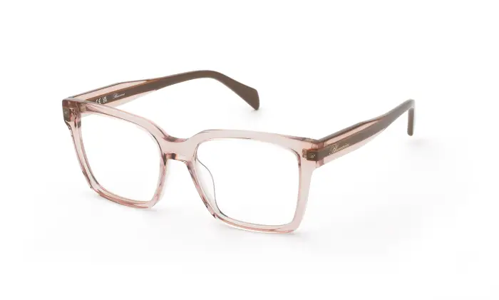 Blumarine Donna VBM897 776 Montature da vista Acetato Rosa Squadrata
