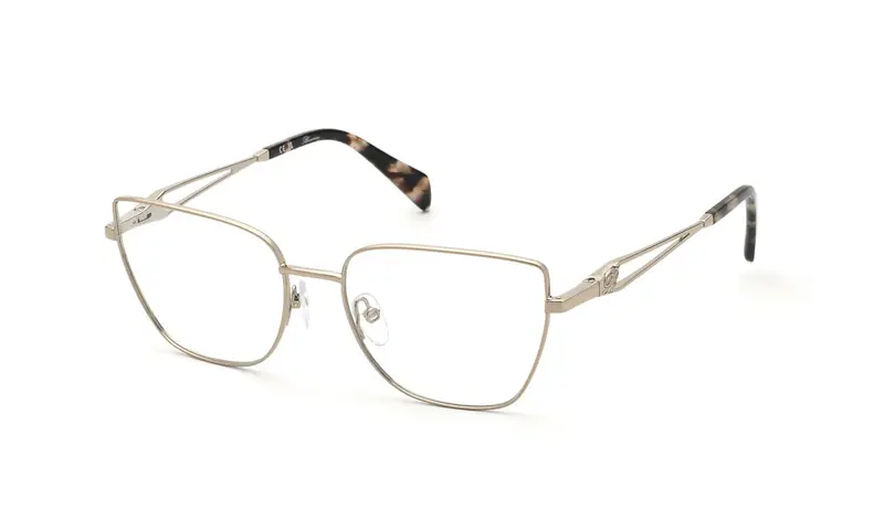 Blumarine Donna VBM222 0A32 Montature da vista Metallo Marrone Cat Eye