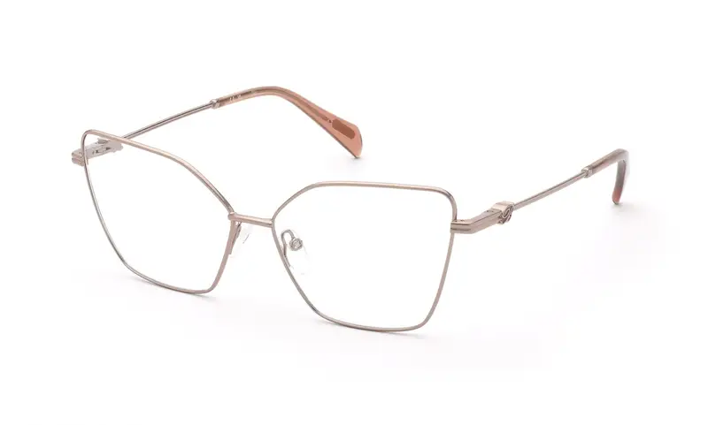 Blumarine Donna VBM227 0A32 Montature da vista Metallo Marrone Squadrata