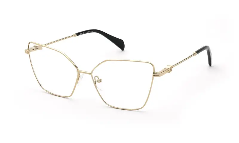 Blumarine Donna VBM227 300 Montature da vista Metallo Oro Squadrata