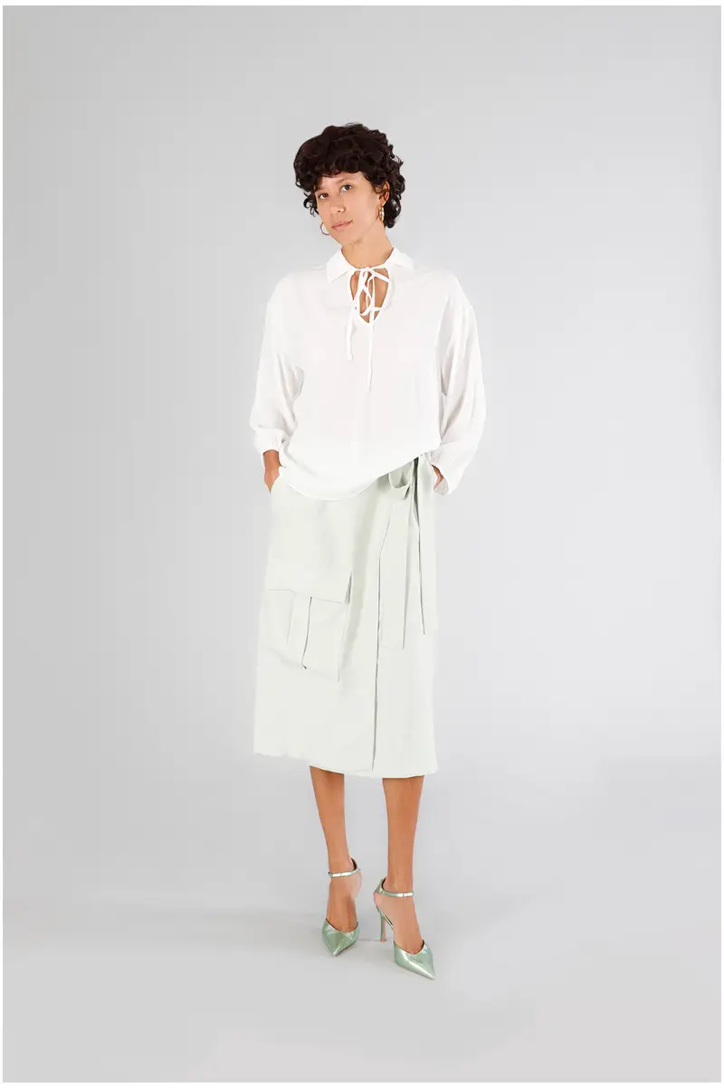 CafèNoir blusa in marocaine bianco