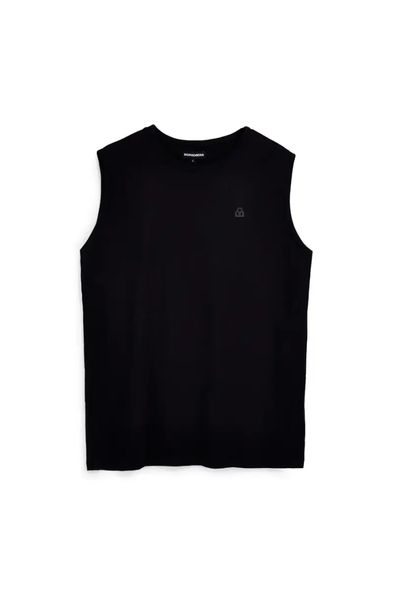 BOARDMAN Canotta nera tinta unita NBY506 [NERO]