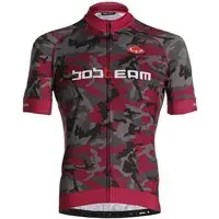 Bobteam Maglia manica corta Amo Camo Rosso
