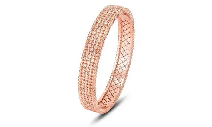 BOCCADAMO Bracciale Rigido Placcato Oro Rosa