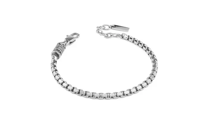 BOCCADAMO Bracciale Uomo A Maglia A Barilotto