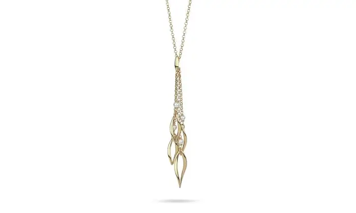 BOCCADAMO Collana Girocollo Placcato Oro Giallo Con Perle