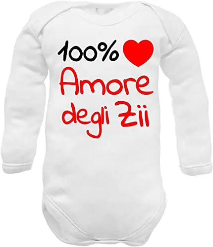 Corredino Neonato body per neonati cotone frase 100% amore degli manche corte o in caldo cotone manica lunga set con bavetta cappello e