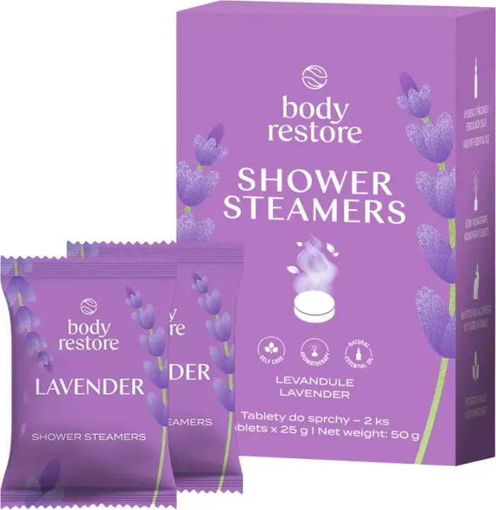 Body restore Lavanda 2× 25 g - Pastiglie per la Doccia