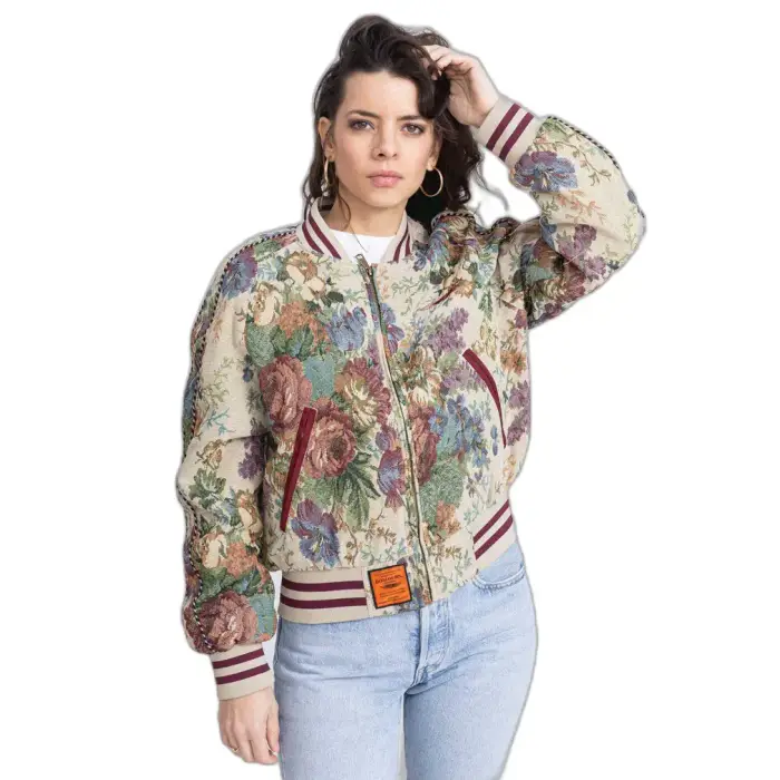 Bombers Original Giacca floreale donna Bombers Multicolore