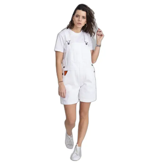 Bombers Original Salopette corta donna Bombers Pike Blanc