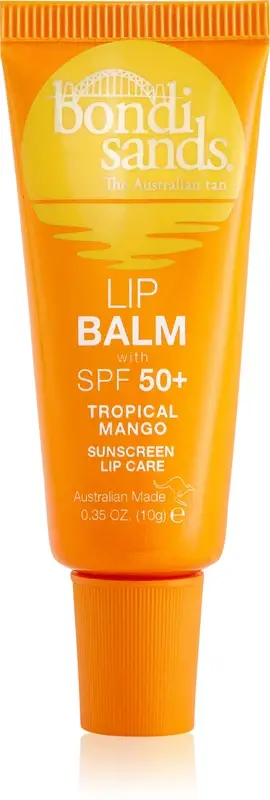 Bondi sands Spf 50+ Balsamo Labbra Balsamo Protettivo Labbra Spf 50+ Con Profumazione Mango Tropicale 10 G