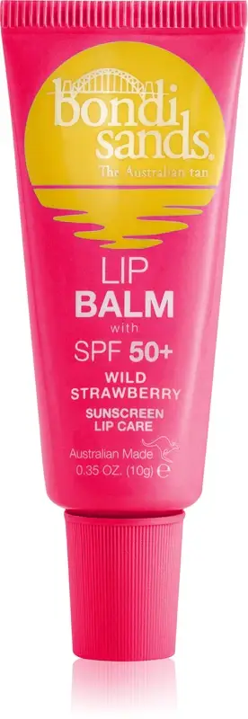 Bondi sands Spf 50+ Balsamo Labbra Protettivo Spf 50+ Con Profumazione Fragola Di Bosco 10 G