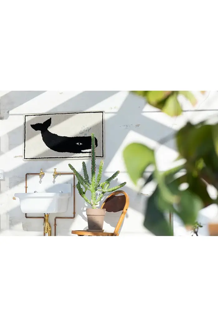 tappeto in lana Frame 52 x 90 cm Multicolore miniatura 3