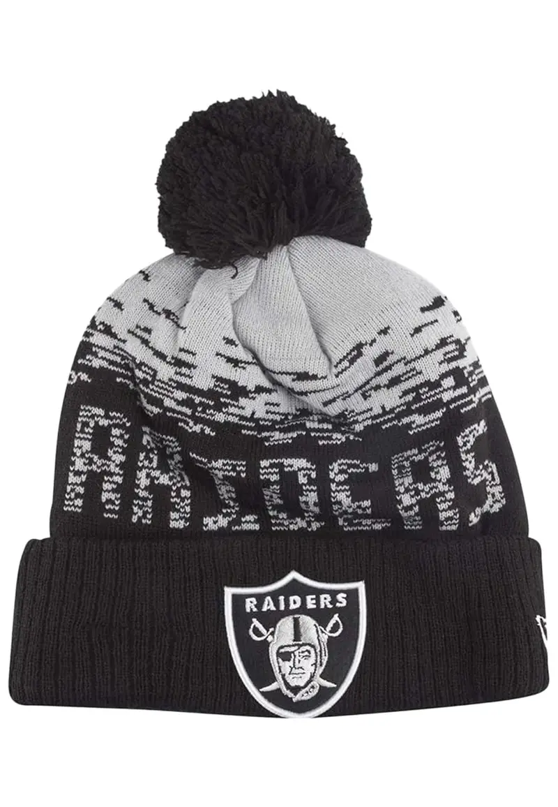 Bonnet New Era NFL Sport Knit Cuff Oakland Raiders | New Era