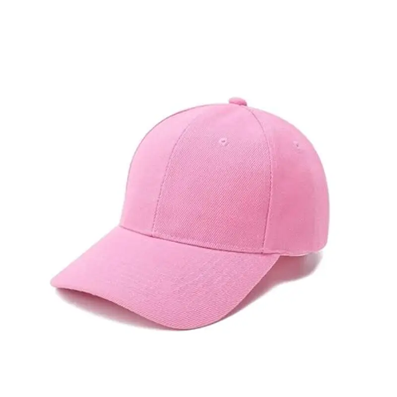 Boolavard Kids Boy Girl Berretto da Baseball Cappello in Morbido Cotone Leggero Misura Regolabile per 2-9 Anni (Rosa)
