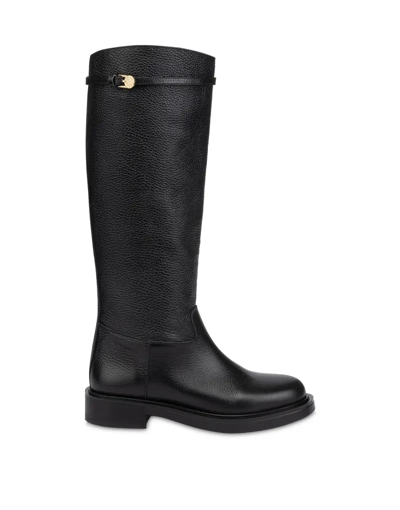 pollini Boot Cambridge in Vitello NERO