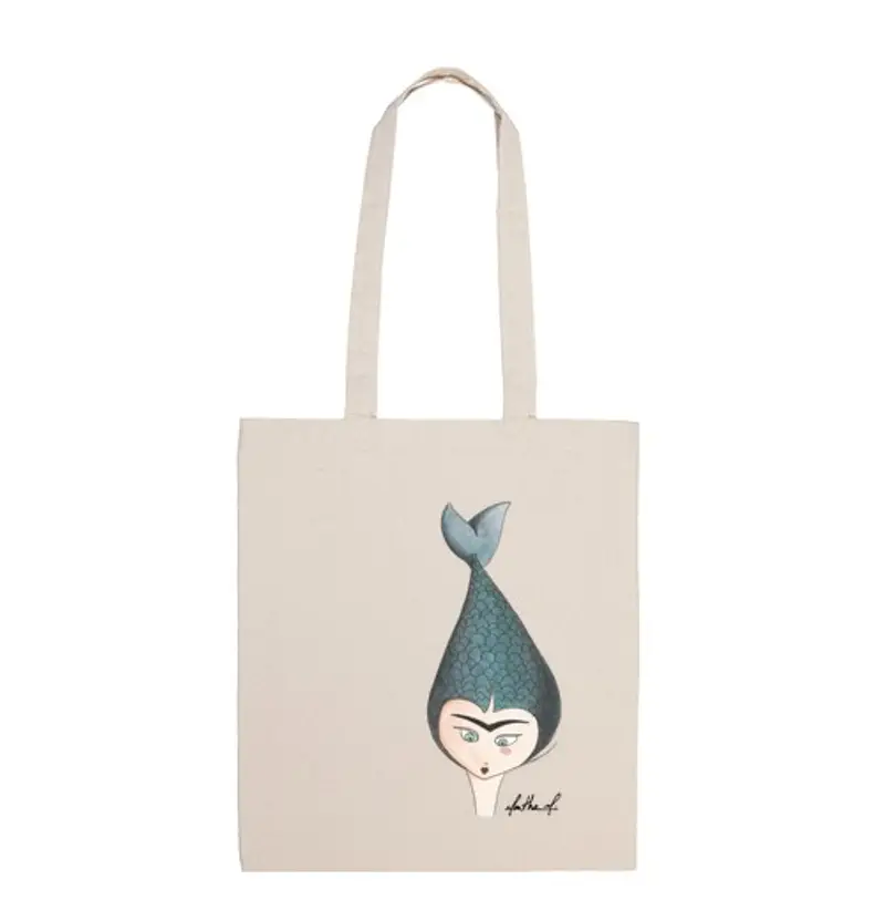 tostadora.it Borsa di tela bambino pesce